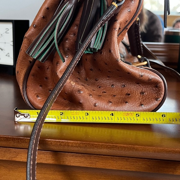Dooney & Bourke Large Ostrich Florentine Satchel NWOT - Picture 7 of 14